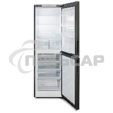 Холодильник Бирюса W6131 матовый графит двухкамерный 210/135 л морозилка снизу, автоматическое оттаивание