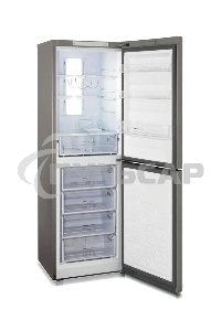 Холодильник Бирюса Б-I940NF нержавеющая сталь двухкамерный 210/130л морозилка снизу, No Frost