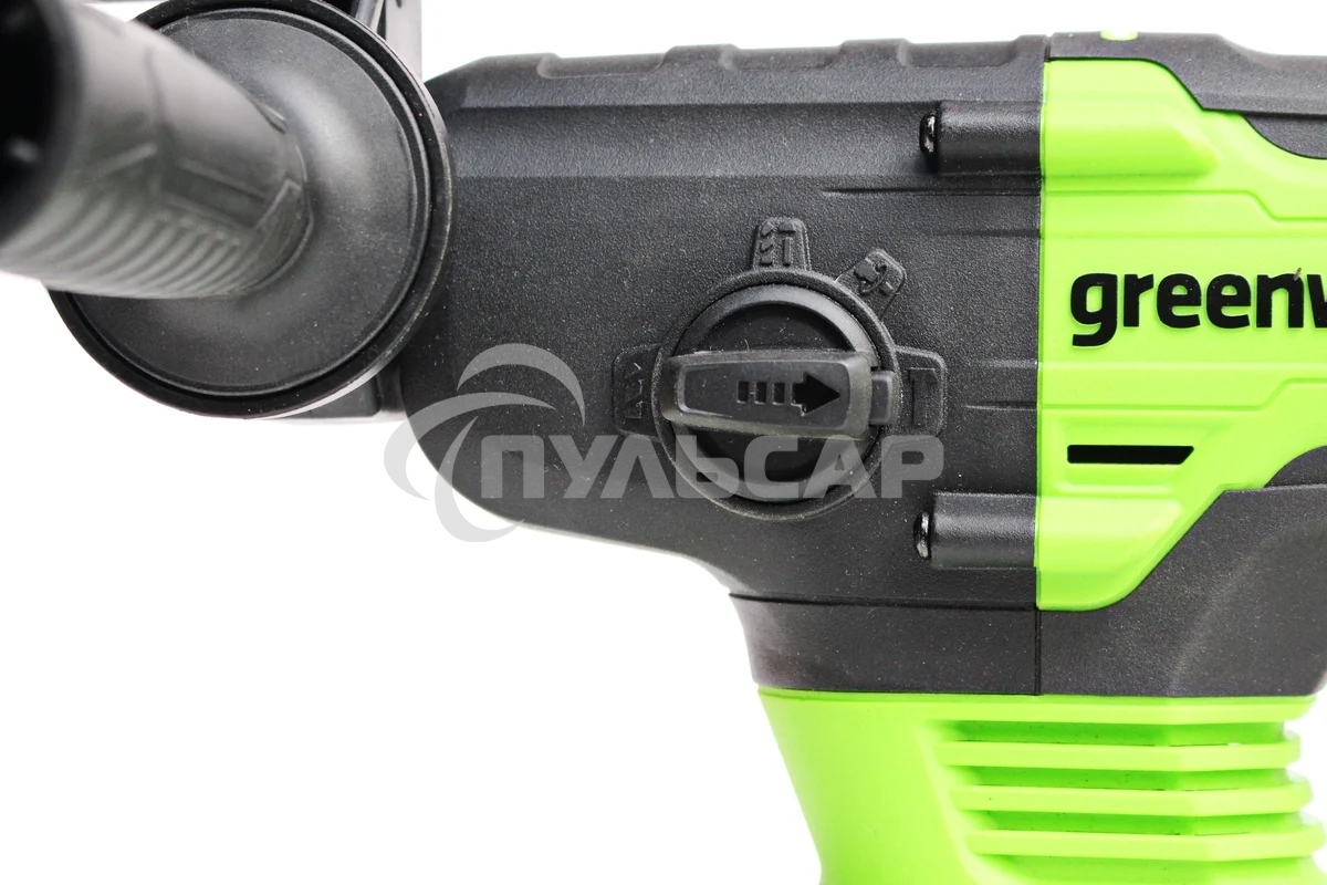 Перфоратор аккумуляторный бесщеточный GreenWorks GD24SDS2 2 ДЖ, 24V, c 1хАКБ 4 Ач и ЗУ в сумке (3803007UB)