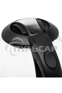 Чайник электрический Starwind SKG2051 1.8л. 1800Вт черный/серебристый (корпус: стекло)