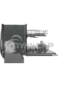 Встраиваемая посудомоечная машина Hyundai HBD 640P, нержавеющая сталь, 59.8 см, 12 компл., 55 дБ, класс A++