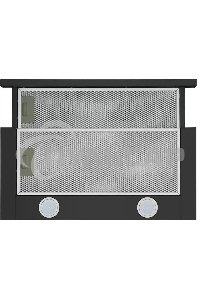 Вытяжка телескопическая HOMSair Flat 60 черный, 60 см, 520 куб. м/ч, 47 дБ