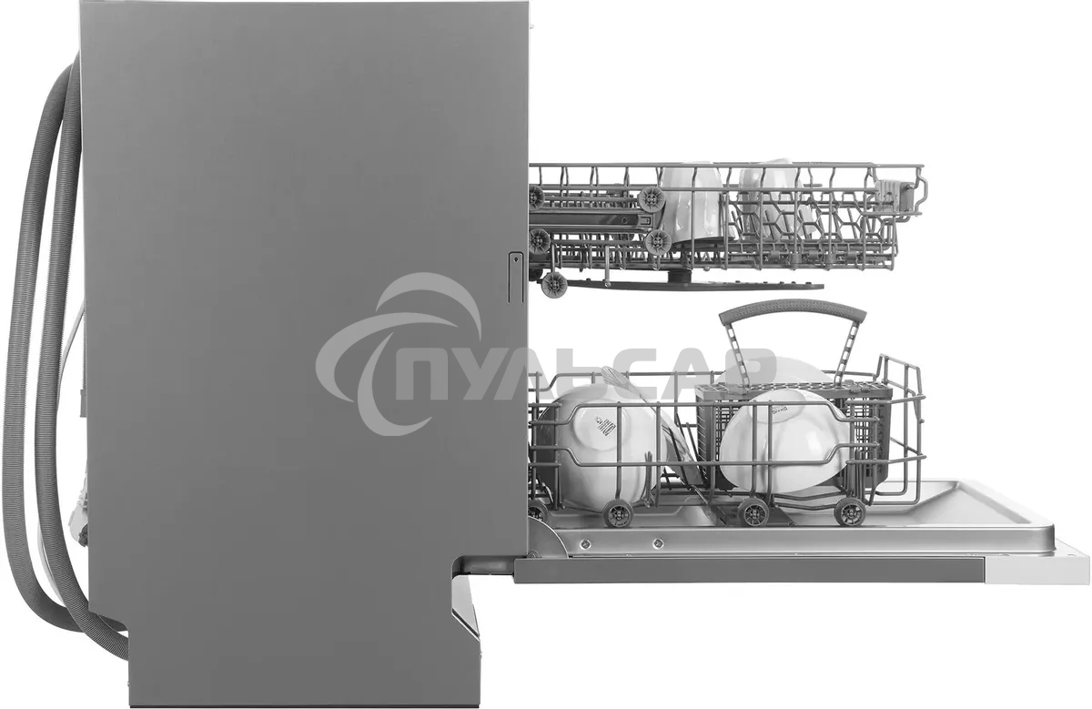 Встраиваемая посудомоечная машина Hyundai HBD 441, черный, 44.8 см, 9 компл., 49 дБ, класс A++