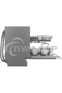 Встраиваемая посудомоечная машина Hyundai HBD 441, черный, 44.8 см, 9 компл., 49 дБ, класс A++