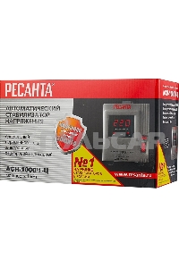 Стабилизатор напряжения Ресанта АСН-1 000/1-Ц 63/6/2 220В±8%, Габариты 237х140х170, Вес 4 кг