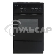 Плита электрическая Лысьва ЭП 301 СТ черный, конфорок 3 шт, духовка 57 л, 50 см x 84 см x 60 см