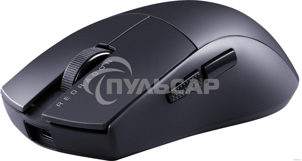 Мышь беспроводная Defender Redragon K1ng 4K Pro черный, 26000 dpi, радиоканал, Bluetooth, USB, кнопки - 5