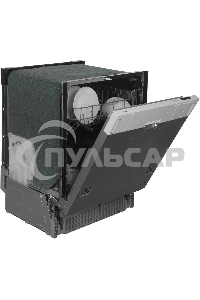 Встраиваемая посудомоечная машина Hyundai HBD 640P, нержавеющая сталь, 59.8 см, 12 компл., 55 дБ, класс A++