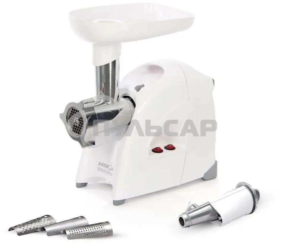 Мясорубка электрическая Аксион М641.04 белый, 2000 Вт