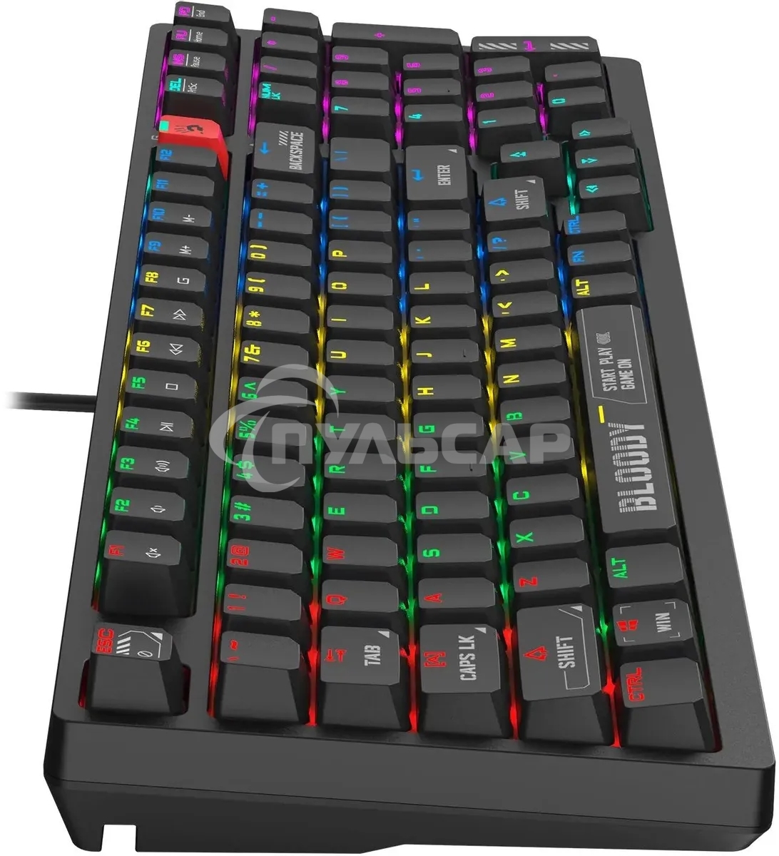 Клавиатура проводная A4Tech Bloody S98 (S98 черный) USB черный