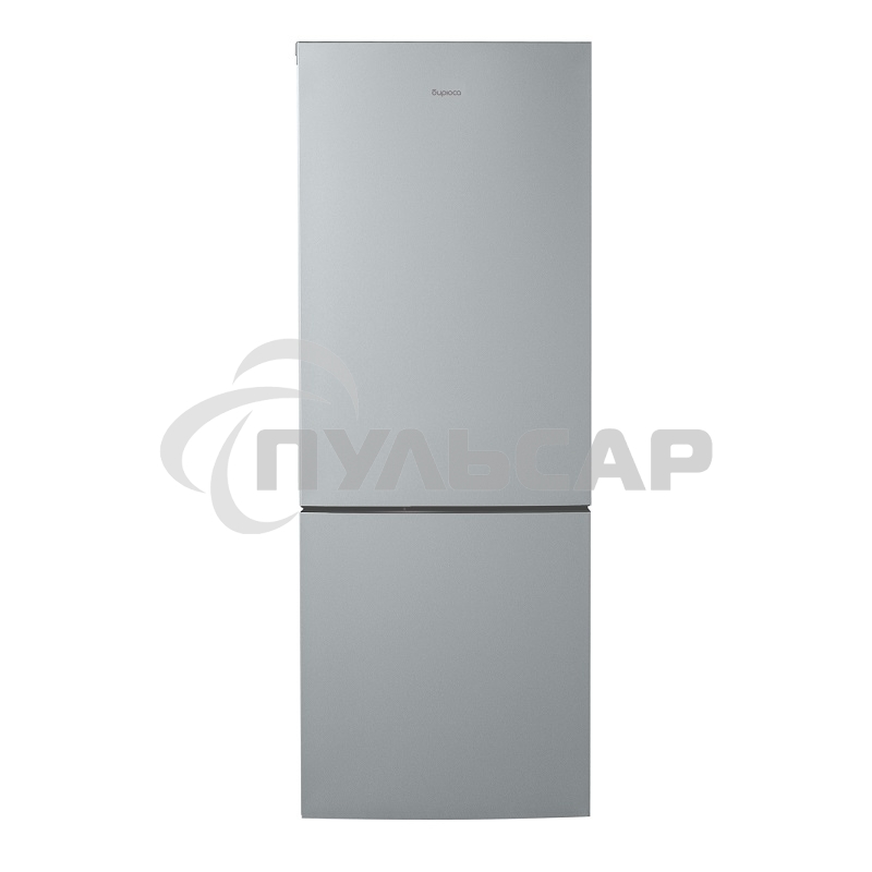 Холодильник Бирюса М6134 металлик двухкамерный 210/85 л морозилка снизу, автоматическое оттаивание