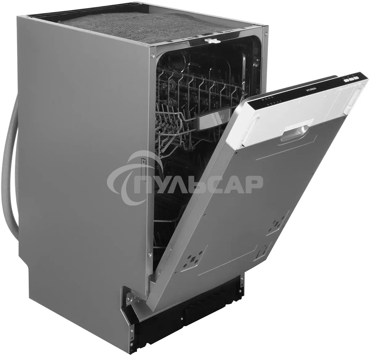 Встраиваемая посудомоечная машина Hyundai HBD 441, черный, 44.8 см, 9 компл., 49 дБ, класс A++