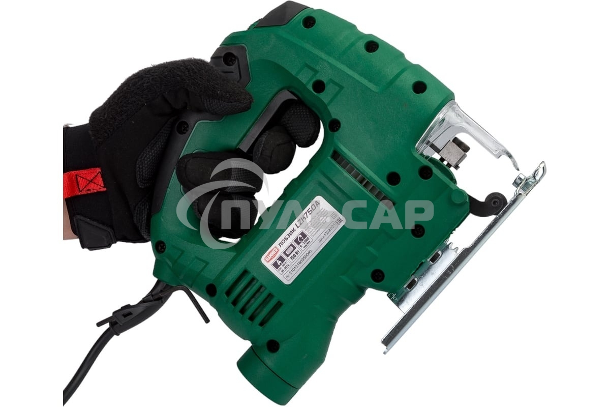 Лобзик Hammer LZK750А 750Вт 0-3000ход/мин 80мм-дер 8мм-мет маятник