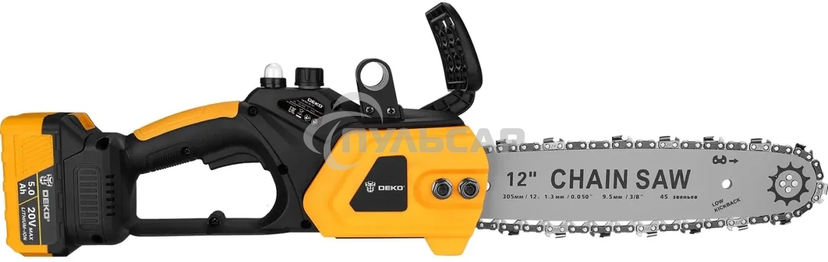 Электрическая цепная пила Deko DKCHS 20-12 дл.шины:12