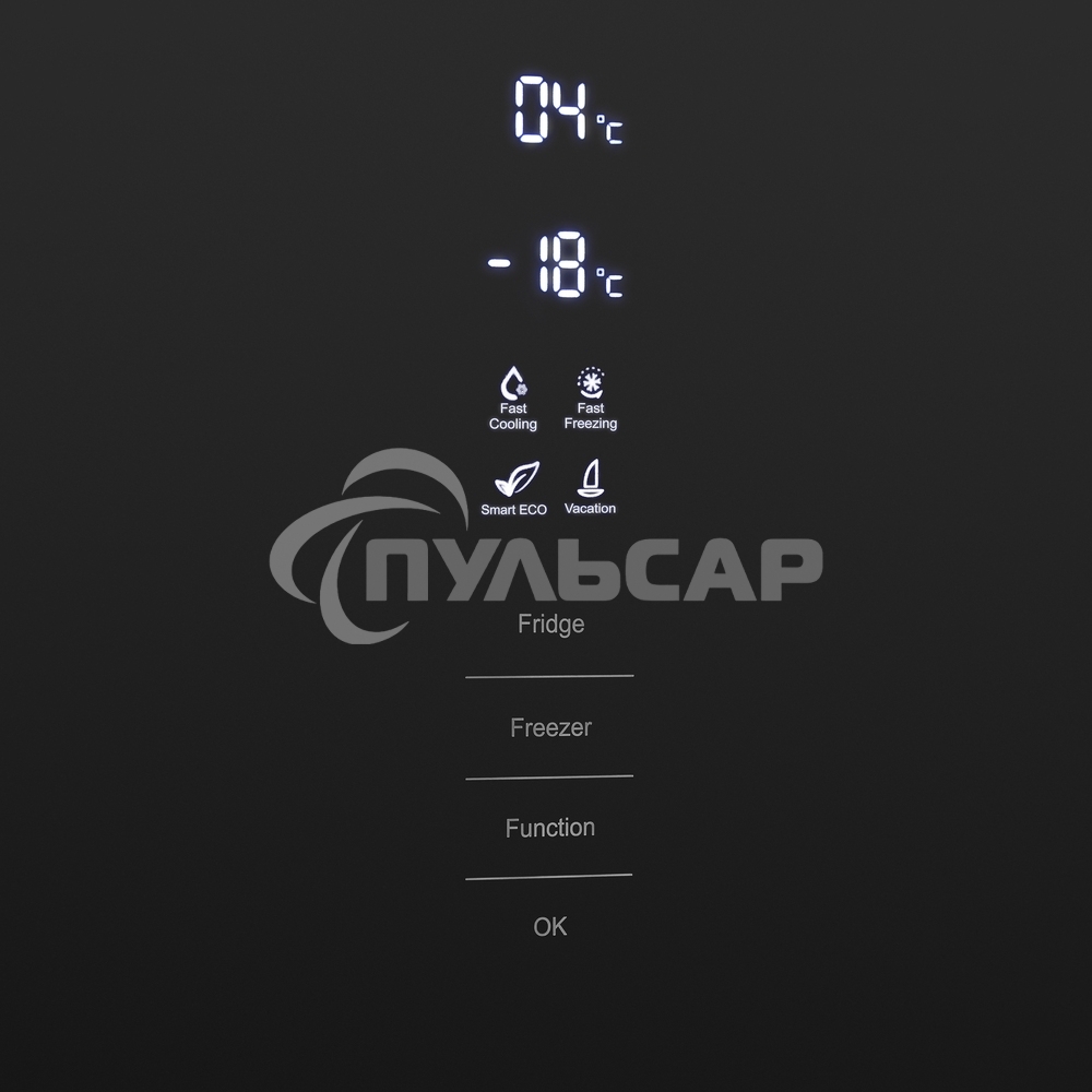 Холодильник Maunfeld MFF185NFB Inverter черный двухкамерный инвертор 240/100л морозилка снизу, No Frost