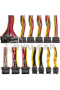 Блок питания ExeGate UNS800, 800W, (ATX, SC, 12cm fan, 24pin, 2x(4+4)pin, 2xPCI-E, 5xSATA, 3xIDE, кабель 220V 1,8м с защитой от выдергивания)