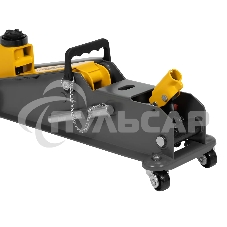 Домкрат гидравлический подкатной с фиксатором Denzel 3 т, 190-532 мм, SUV