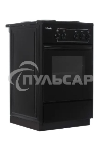 Плита электрическая Лысьва ЭП 301 СТ черный, конфорок 3 шт, духовка 57 л, 50 см x 84 см x 60 см