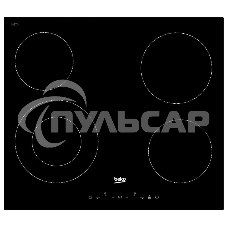 Встраиваемая электрическая варочная поверхность Beko HIC 64402 T, черный