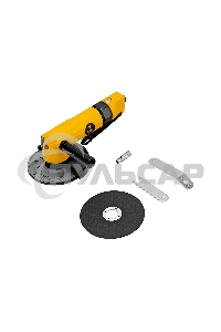 Пневматическая углошлифовальная машина AG125, 11000 об/мин, 125 мм, 186 л/мин Denzel