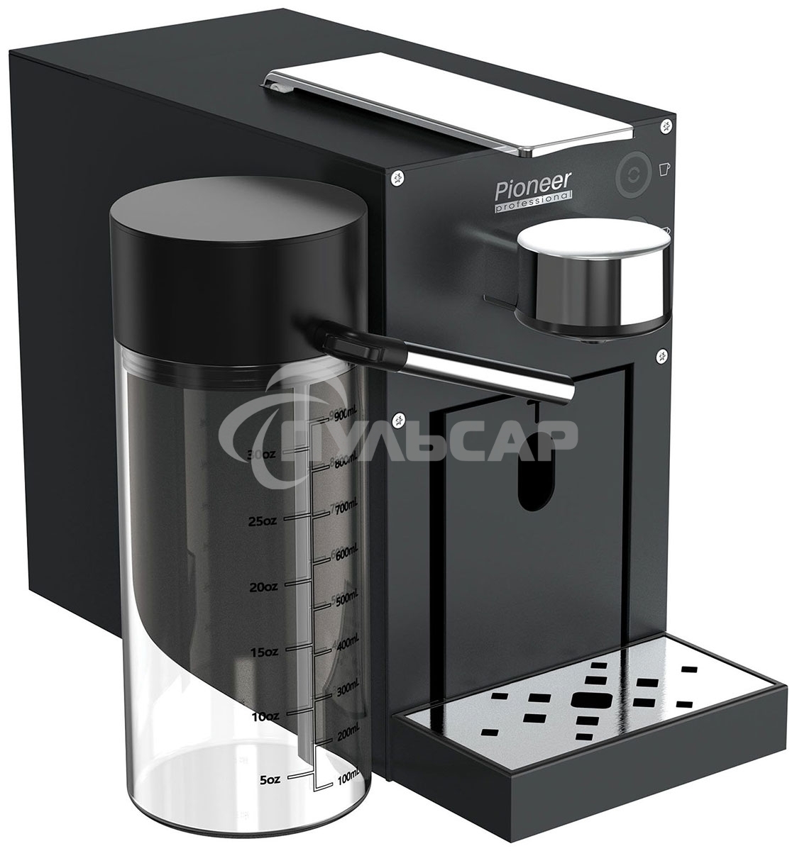 Кофемашина капсульная Pioneer CMA022 черный, исп. кофе - капсулы Nespresso, 1 л, 1400 Вт, 20 бар