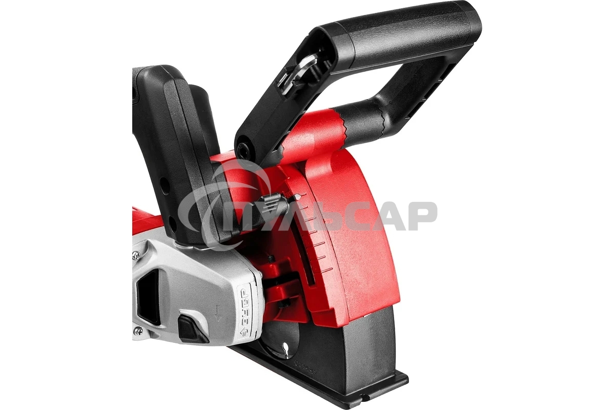 Штроборез ЗУБР ЗШ-30-1200 Тглубина паза 30 мм, 125 мм, пылезащита, подключение пылесоса,1200 Вт