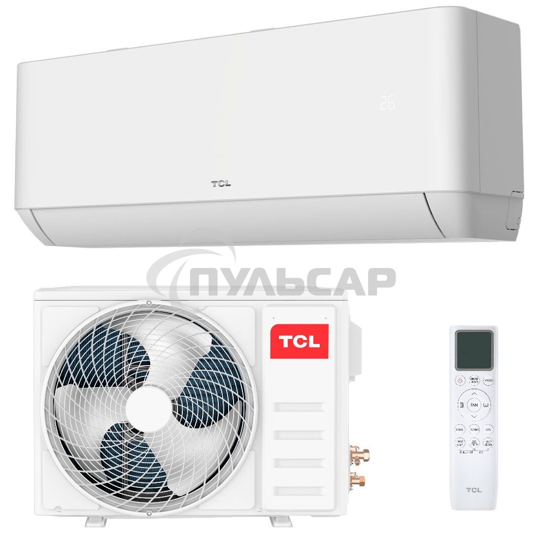 Кондиционер сплит-система TCL TAC-TP07ONF/R 7000 BTU, 21 м², 25 дБ, охлаждение, обогрев, осушение, белый
