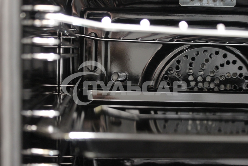 Встраиваемая электрическая духовка Korting OKB 760 FN / 59.8 х 59.5 x 56 см, 6 режимов нагрева, гриль, конвекция, таймер, дисплей, черная