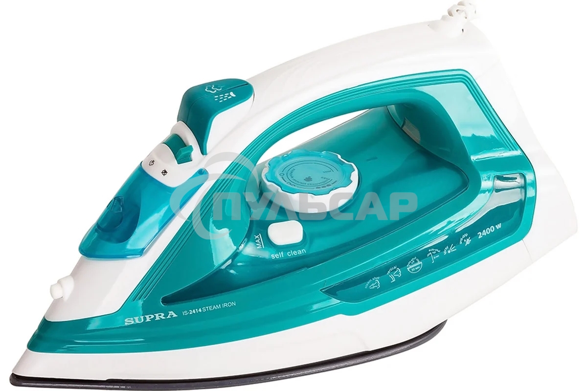 Утюг SUPRA IS-2414 2400Вт голубой/белый