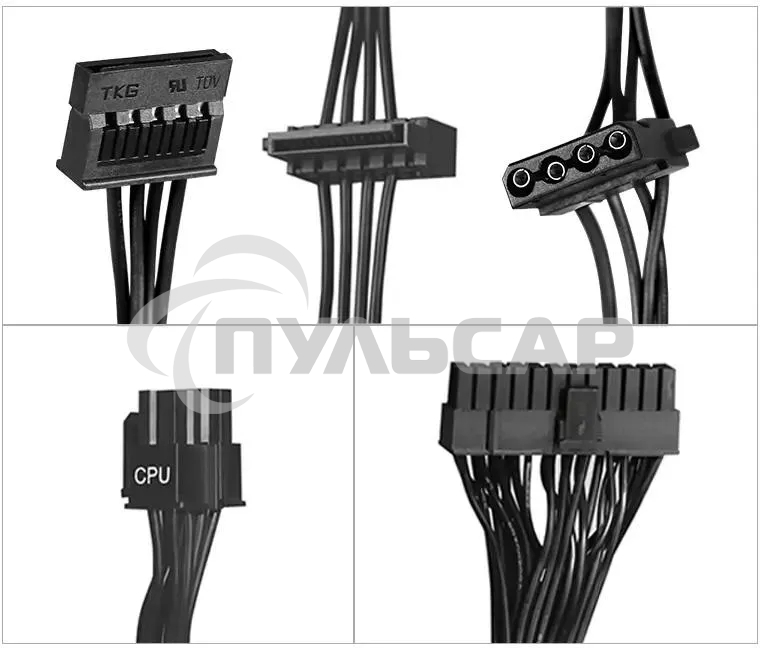 Блок питания KingPrice ATX 350W KPPSU350 (20+4pin) 120мм fan 2xSATA RTL