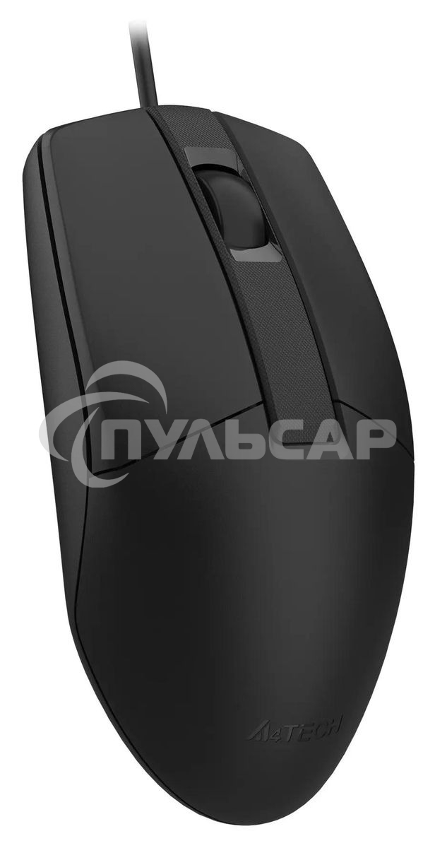 Мышь проводная A4Tech OP-330S черный, 1200 dpi, USB, кнопки - 3