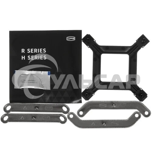 Кулер для процессора PCCooler R200 S115X/1200/1700/AM4/AM5 (TDP 110W, 90мм Non LED Fan, 2 тепловые трубки 6мм, 2200RPM, 28,3dBa)