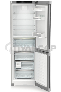 Холодильник Liebherr Plus CBNsdc 522i-22 001 серебристый SmartSteel двухкамерный 216/94л морозилка снизу, No Frost