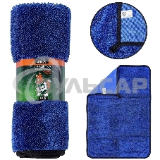 Салфетка LI-SA LS0113 из суперплотной микрофибры для чистки, сушки и полировки кузова 40х60см, высокий ворс, плотность 750г/м2 48879 Салфетка LI-SA LS0113 из суперплотной микрофибры для чистки, сушки и полировки кузова 40х60см, высокий ворс, плотность 750г/м2 48879