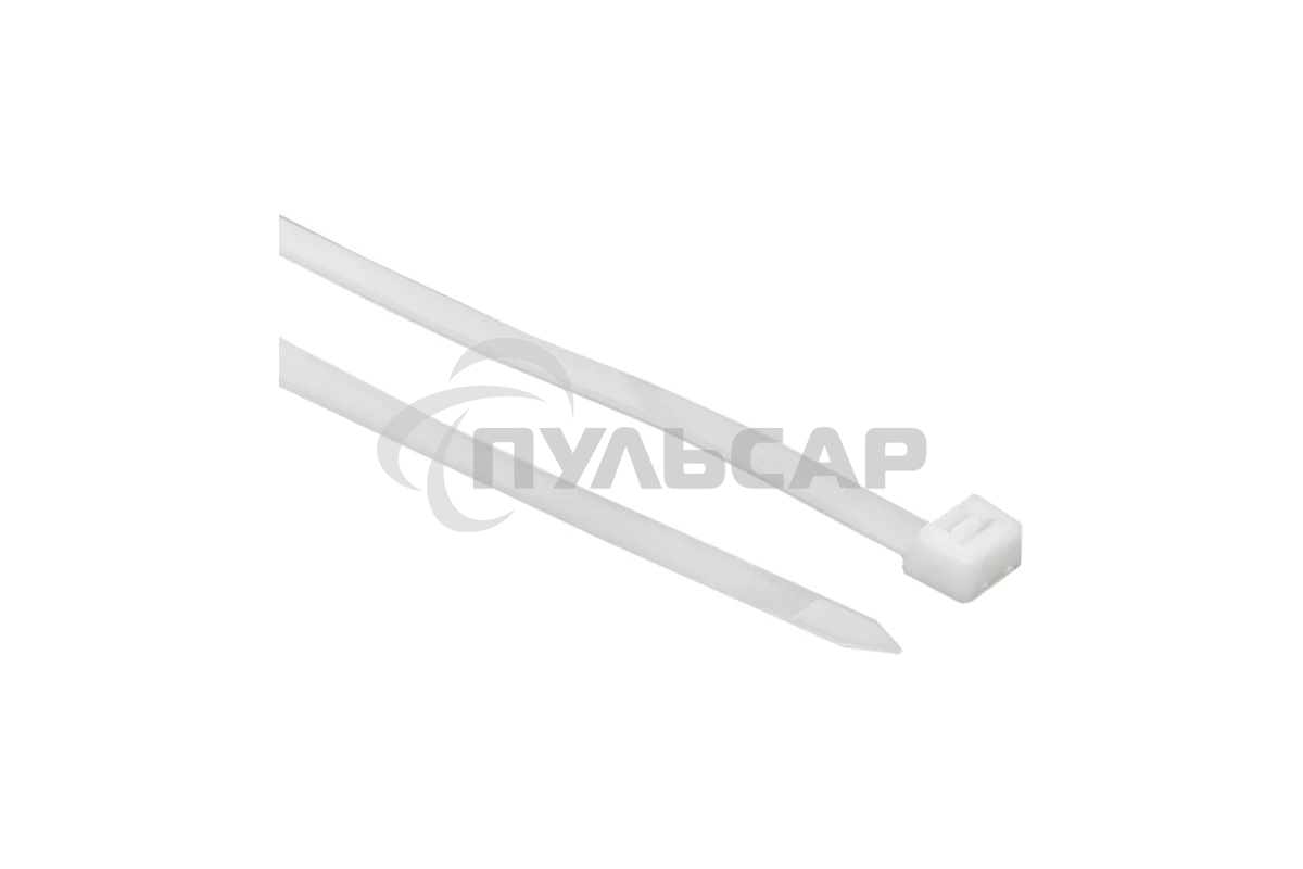Хомут кабельный 2.5х100 нейл. белый (уп.100шт) EKF plc-c-2.5x100