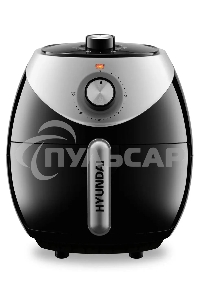 Аэрогриль Hyundai HYF-3456 1500Вт черный/серебристый