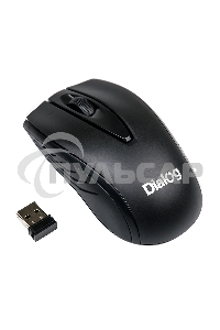 Мышь беспроводная Dialog Comfort MROC-17U черный, 1200 dpi, радиоканал, USB, кнопки - 3