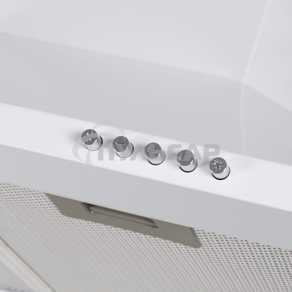 Вытяжка каминная HOMSair Delta 50 белый, 50 см, 600 куб. м/ч, 47 дБ