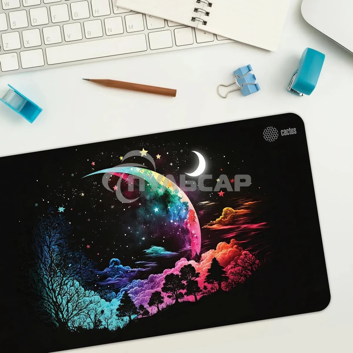 Коврик для мыши Cactus Moon 700x400x3мм (CS-MP-PRO05XLL)