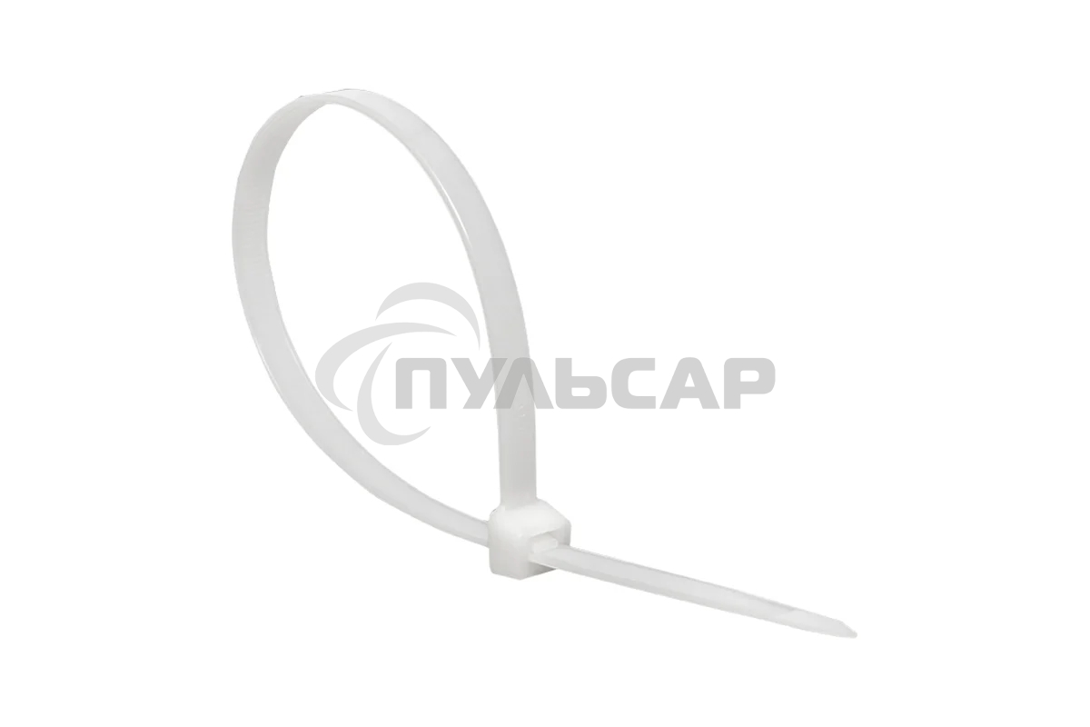 Хомут кабельный 2.5х100 нейл. белый (уп.100шт) EKF plc-c-2.5x100