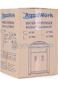Кулер Aqua Work 0.7-TKR настольный серебристый