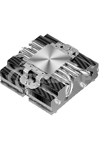 Кулер для процессора PCCooler RC400-53 (125W, 4-pin PWM, 53.5мм, Al/Cu, 4x6мм, 1x92мм, 43CFM, 31.2dBA, 2700RPM, S: 1851/1700/1200/20XX/115X, AM5/AM4, silver, black)