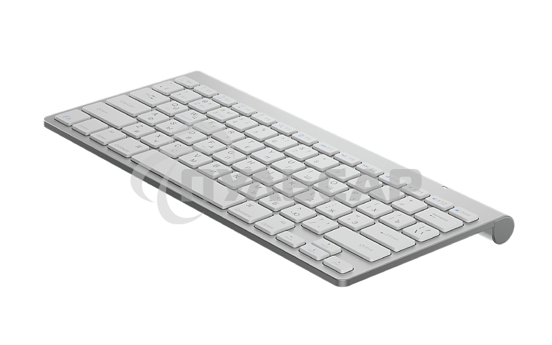 Клавиатура беспроводная OLMIO WK-15 белая, Bluetooth, компактная мультимедийная