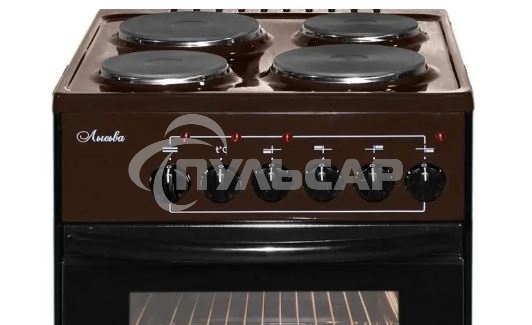 Плита электрическая Лысьва ЭП 411 коричневый, конфорок 4 электрических, духовка 57 л, 50 см x 85 см x 60 см
