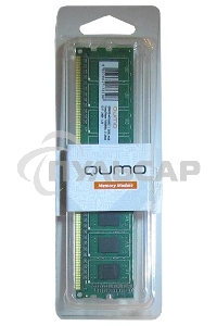 Оперативная память Qumo, DDR3, 4Gb (1x4 Gb), 1600 MHz, CL11, DIMM