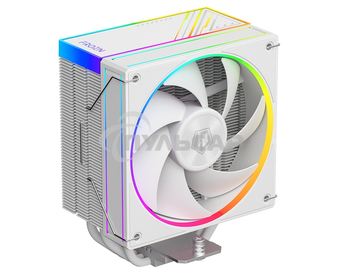 Кулер ID-Cooling Frozn A410 ARGB Wh белый 120мм алюминий/медь 2000rpm 30db 4-pin 220W 152мм