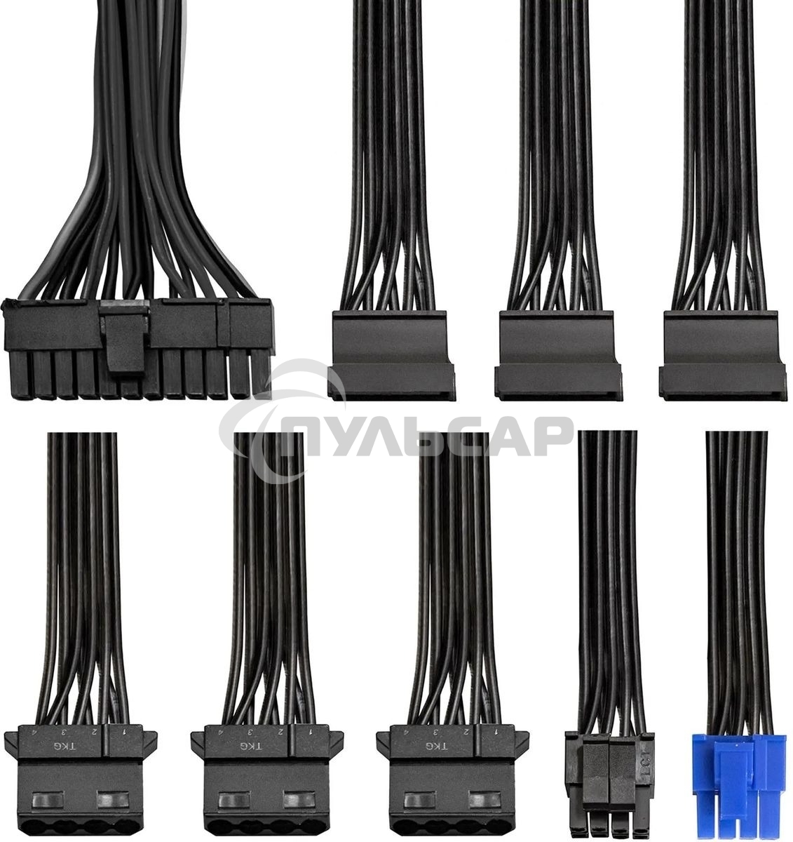 Блок питания ExeGate 400PPH-LT-OEM, 400W, 80 PLUS, (ATX, APFC, SC, КПД 82% (80 PLUS), 12cm fan, 24pin, (4+4)pin, PCI-E, 3xSATA, 3xIDE, черный, кабель 220V 1,8м с защитой от выдергивания, RTL)