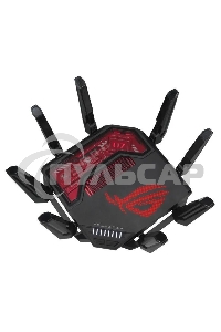 Маршрутизатор ASUS GT-BE19000, черный/красный, 90IG0850-MO9A0V