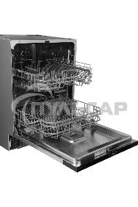 Встраиваемая посудомоечная машина Hyundai HBD 642, нержавеющая сталь, 59.8 см, 13 компл., 49 дБ, класс A++