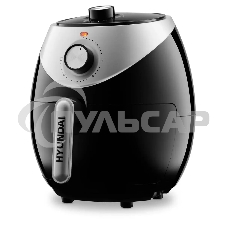 Аэрогриль Hyundai HYF-3456 1500Вт черный/серебристый